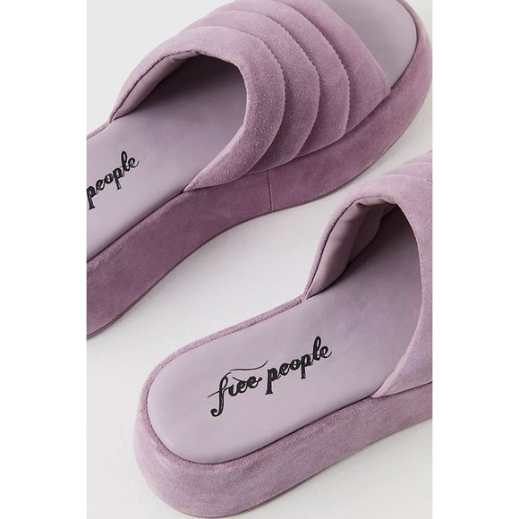 🎉LAST CHANCE🎉 FREE PEOPLE Almost Paradise Platform Sandals / Orchid - Picture 3 of 14
